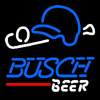 Busch Baseball Beer Sign Neonkyltti