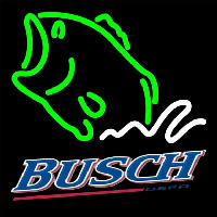 Busch Bass Fish Beer Sign Neonkyltti