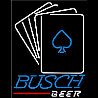 Busch Cards Beer Sign Neonkyltti