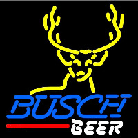 Busch Deer Buck Beer Sign Neonkyltti