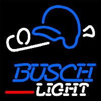 Busch Light Baseball Beer Sign Neonkyltti