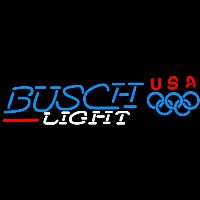 Busch Light Olympic Beer Sign Neonkyltti