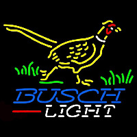 Busch Light Pheasant Beer Sign Neonkyltti