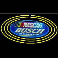 Busch Nascar Oval Beer Sign Neonkyltti