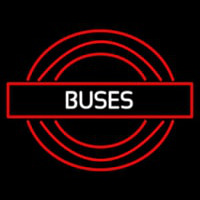Buses Roundel Logo Neonkyltti