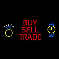 Buy Sell Trade Neonkyltti