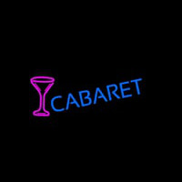 Cabaret With Wine Glass Neonkyltti