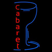 Cabaret With Wine Glass Neonkyltti