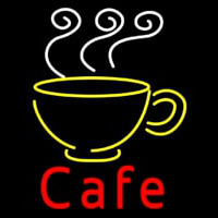 Cafe With Coffee Mug Neonkyltti