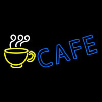 Cafe With Coffee Mug Neonkyltti