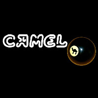 Camel Cigarettes Billiard Ball Neonkyltti