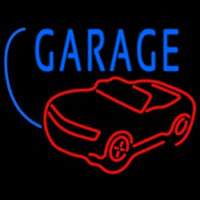 Car Logo Garage Block Neonkyltti