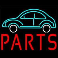 Car Logo Red Parts Neonkyltti