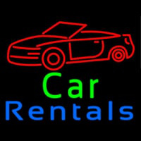 Car Rentals Neonkyltti