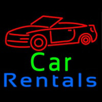 Car Rentals Neonkyltti