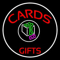 Cards And Gifts Block Logo Neonkyltti