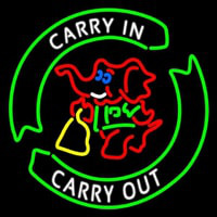 Carry In Carry Out With Elephant Neonkyltti