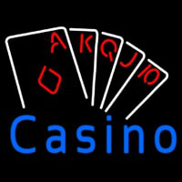 Casino Poker Hand Neonkyltti