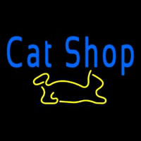 Cat Shop Neonkyltti
