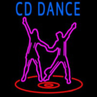 Cd With Dancing Couple Neonkyltti