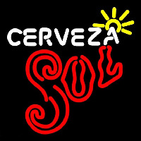 Cerveza Sol Sun Rays Neonkyltti