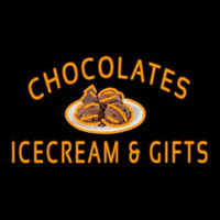 Chocolate Ice Cream And Gifts Neonkyltti