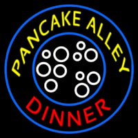 Circle Pancake Alley Dinner Neonkyltti