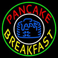 Circle Pancake Breakfast Neonkyltti