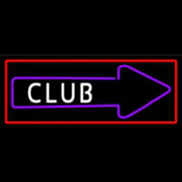 Club With Arrow Neonkyltti