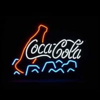 Coca Cola Ice Olut Baari Avoinna Neonkyltti