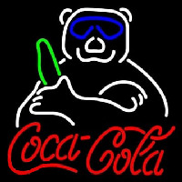 Coca Cola Panda Neonkyltti