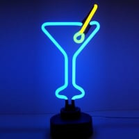 Cocktail Glass Destop Neonkyltti