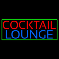 Cocktail Lounge With Green Border Neonkyltti