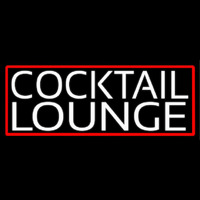 Cocktail Lounge With Red Border Neonkyltti