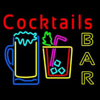 Cocktails Bar Open Neonkyltti