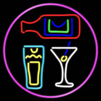Cocktails Bar Open Real Neon Glass Tube Neonkyltti