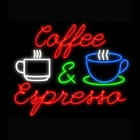 Coffee Espresso Neonkyltti