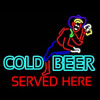Cold Beer Served Here Real Neon Glass Tube Neonkyltti