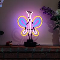 Colorful Butterfly Desktop Neonkyltti