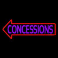 Concessions With Red Arrow Neonkyltti