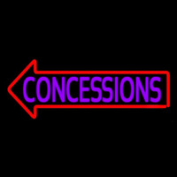 Concessions With Red Arrow Neonkyltti