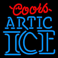 Coors Artic Ice Beer Sign Neonkyltti