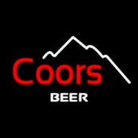 Coors Beer Mountain Neonkyltti