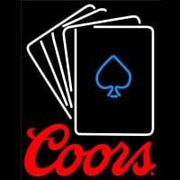 Coors Cards Neonkyltti