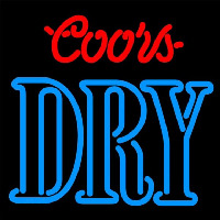 Coors Dry Beer Sign Neonkyltti