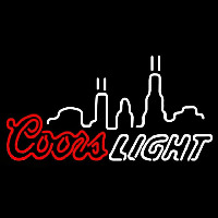 Coors Light City Logo Beer Sign Neonkyltti