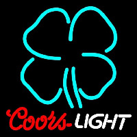 Coors Light Clover Beer Sign Neonkyltti
