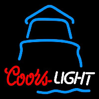 Coors Light Day Lighthouse Beer Sign Neonkyltti