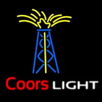Coors Light Oil Well Beer  Neonkyltti