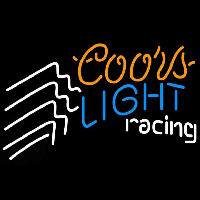 Coors Light Racing Beer Sign Neonkyltti